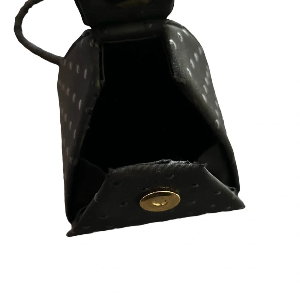 Small Black Purse With Gold Accents (Perfect for Prom or Wedding)
